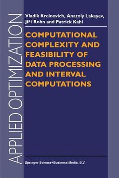portada computational complexity and feasibility of data processing and interval computations (en Inglés)