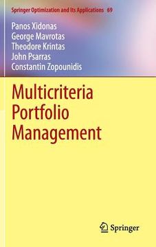 portada multicriteria portfolio management (en Inglés)