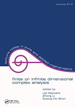 portada Finite or Infinite Dimensional Complex Analysis (en Inglés)