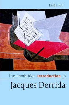 portada The Cambridge Introduction to Jacques Derrida Hardback (Cambridge Introductions to Literature) (in English)