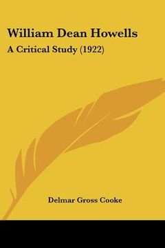 portada william dean howells: a critical study (1922) (in English)