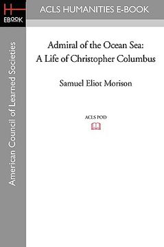 portada admiral of the ocean sea: a life of christopher columbus (in English)
