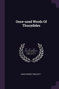 portada Once-used Words Of Thucydides (en Inglés)