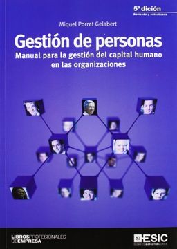 portada Gestión de Personas: Manual Para la Gestión del Capital Humano en las Organizaciones (Libros Profesionales)