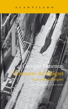 portada El Muerto de Maigret (in Spanish)