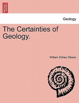 portada the certainties of geology. (en Inglés)