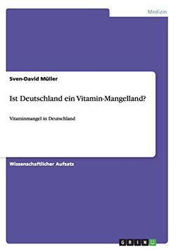 portada Ist Deutschland ein Vitamin-Mangelland? (German Edition)