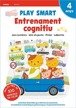 portada Play Smart Entrenament Cognitiu 4 Anys (Quaderns Gakken) (en Catalá)