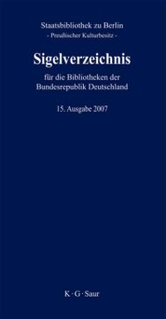portada Sigelverzeichnis für die Bibliotheken der Bundesrepublik Deutschland (in German)