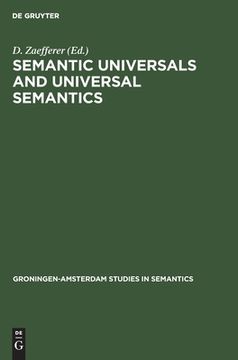 portada Semantic Universals and Universal Semantics (en Inglés)
