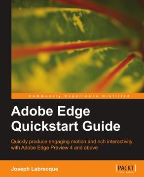 portada Adobe Edge Quickstart Guide (en Inglés)