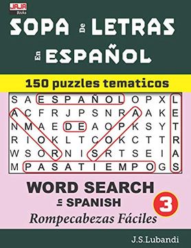portada Sopa de Letras en Español (Word Search in Spanish): 3 (150 Temas Emocionantes en Español) (in Spanish)
