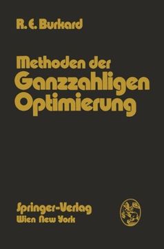 portada Methoden der Ganzzahligen Optimierung (German Edition)