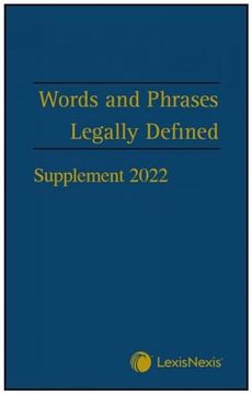 portada Words and Phrases Legally Defined 2023 Supplement (en Inglés)