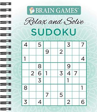 portada Brain Games Relax & Solve Sudoku (en Inglés)