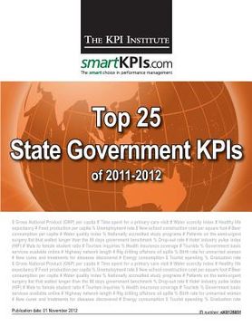 portada Top 25 State Government KPIs of 2011-2012 (en Inglés)