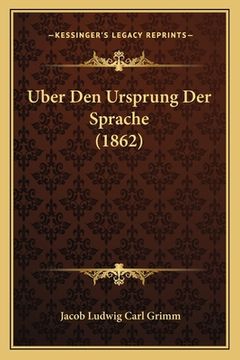 portada Uber Den Ursprung Der Sprache (1862) (in German)