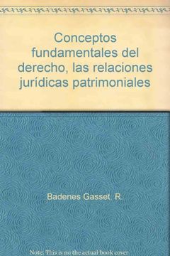portada Conceptos Fundamentales del Derecho. 12ª Edición