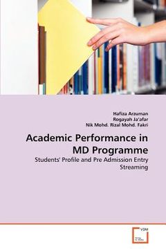 portada academic performance in md programme (en Inglés)