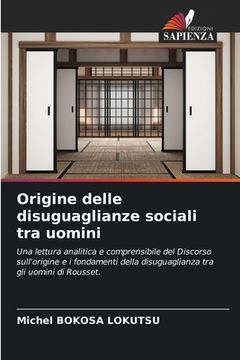 portada Origine delle disuguaglianze sociali tra uomini (in Italian)