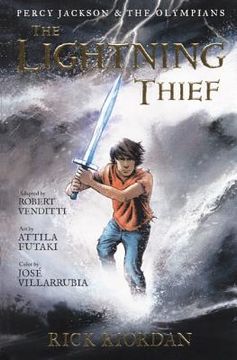 portada the lightning thief (en Inglés)