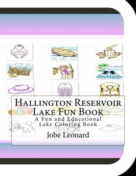 portada Hallington Reservoir Lake Fun Book: A Fun and Educational Lake Coloring Book