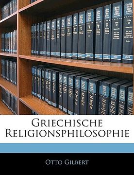 portada Griechische Religionsphilosophie (en Alemán)