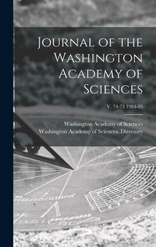 portada Journal of the Washington Academy of Sciences; v. 74-75 1984-85