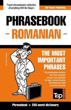 portada English-Romanian phrasebook and 250-word mini dictionary (in English)