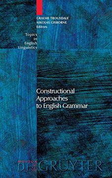 portada Constructional Approaches to English Grammar (in English)