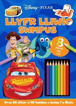 portada Disney Pixar: Llyfr Lliwio Swmpus (en Galés)