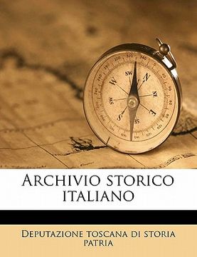 portada Archivio Storico Italiano Volume 1, Year 75 (in Italian)