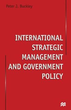 portada International Strategic Management and Government Policy (en Inglés)