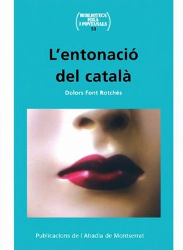 portada L'entonació del català (Biblioteca Milà i Fontanals)