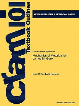 portada outlines & highlights for mechanics of meterials by james m. gere