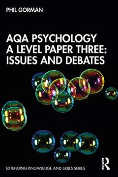 portada Aqa Psychology a Level Paper Three: Issues and Debates: Issues and Debates (Extending Knowledge and Skills) (en Inglés)