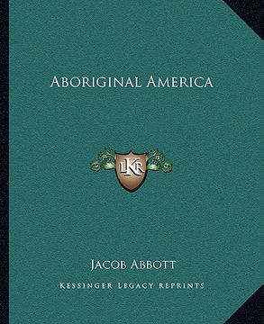 portada aboriginal america (en Inglés)
