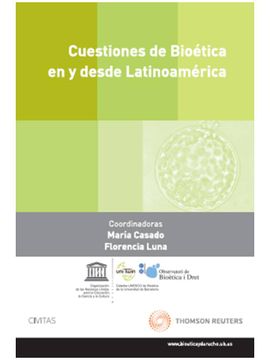 portada Cuestiones de Bioética en y Desde Latinoamérica (Monografía)