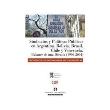 portada Sindicatos y Políticas Públicas en Argentina, Brasil, Chile y Venezuela