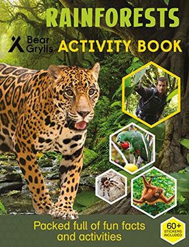 portada Bear Grylls Sticker Activity: Rainforest (en Inglés)