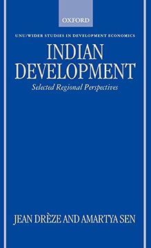 portada Indian Development: Selected Regional Perspectives (Wider Studies in Development Economics) (in English)