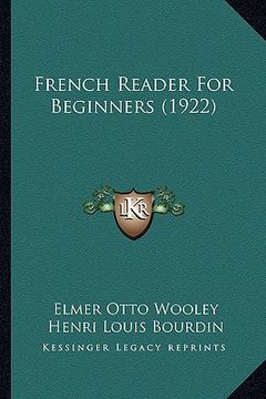 portada french reader for beginners (1922) (en Inglés)