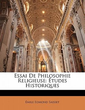 portada Essai de Philosophie Religieuse: Études Historiques (en Francés)