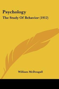 portada psychology: the study of behavior (1912) (in English)