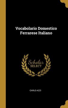 portada Vocabolario Domestico Ferrarese Italiano