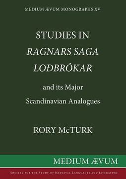 portada Studies in Ragnar's Saga Lodbrokar and Its Major Scandinavian Analogues (en Inglés)
