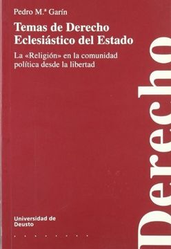 portada Temas de Derecho Eclesiástico del Estado (in Spanish)