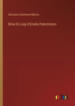 portada Rime Di Luigi d'Eredia Palermitano