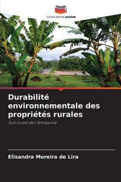 portada Durabilité environnementale des propriétés rurales (en Francés)