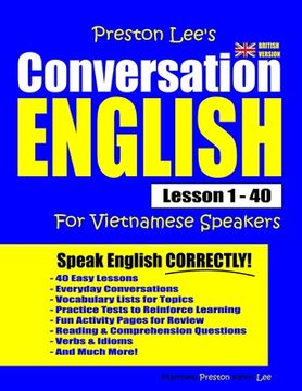 portada Preston Lee's Conversation English For Vietnamese Speakers Lesson 1 - 40 (British Version) (en Inglés)